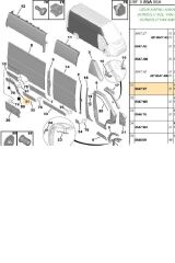 Boxer Jumper Ducato3 Arka Çamurluk Sağ Kuşakteker Üst Bitapart (Bpe309655-8547X7-4786Pg)