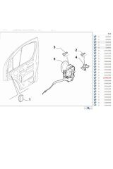 Boxer Jumper Ducato 3 Ön Kapı Kilidi Sol Yan Sanayi (Peg0757-1393821080-Bpe302061-1633561480)