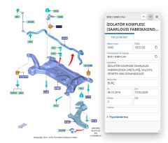 Viraj Demir Lastik Ön Focus 12 ( ECM 925 - BV615484AAA )
