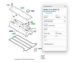 Külbüratör Kapak Lastiği (Adet) Focus 1.6 98>04   ( KYS229 - 96MM6K562EB )