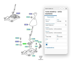 Vites Kol Alt Yuvası Focus 98 ( CAB330501 - XS4R7D394 AA )
