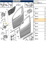 Ön Kapı Gergi Tepee 08-> (WG8585-22367008-9181P2)