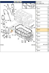 Yağ Filtre Kutu Contası 106 206 306 307 Tepee (BPE259013-1103J7)