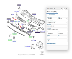 Ön Cam Izgarası Sağ Connect 02 Ön Cam Izgarası Sağ Connect 02  ( CAB 331624 - 2T14 A02217 AE )