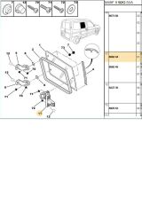 Sürgülü Kapı Cam Menteşesi Partner DW8 (858244)