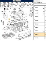Boxer Jumper Ducato1 2 Üst Kapak Conta Dıştan Delik Goetze (023697513-0249C3)