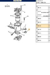 Mazot Filtre Kutu Müşürü 206 306 307 406 Expert Partner Berlingo DW8-DW10 (191316)