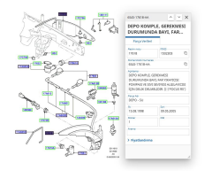 Silecek Su Deposu Focus 98>04 ( CAB330103 - 6S4517618AA )