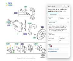 Fren Disk Ön Havalı (278Mm) Focus Cmax 04 ( AYD50170 -AV611125BB - 3M512C375A1D - AV611125DA )
