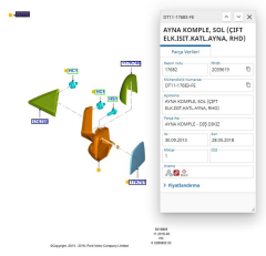 Dikiz Aynası Sol Manuel Connect Bm 02 ( SER S100-100 - 2T14 17683 AL )