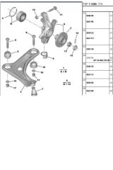 Boxer Jumper Ducato3 Sol Aks Taşıyıcı (22705005-Marelli 359003610350-3646A0-71112)