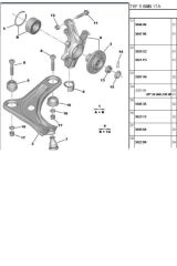 Boxer Jumper Ducato3 Sol Aks Taşıyıcı (22705005-Marelli 359003610350-3646A0-71112)