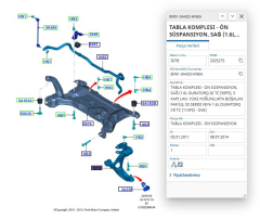 Salıncak Sağ (Aliminyum) Otomatik Park Focus Cmax 12 ( AYD11042 - AV613A423PA - BV613A423HNEA  )