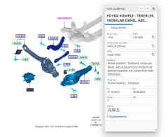 Arka Porya Rulmanlı C.Max Fiesta 11 ( SKFVKBA6788 - AV612C299AAJ )