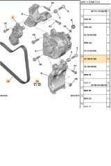 V Kayış Kiti 206 307 C2 (1613844180-5751.876-1613837980-5750.VN)