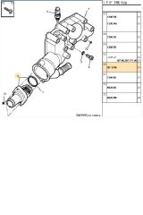 Termostat 106 206 207 301 307 308 Partner Tepee Cıtroen Saxo C2 C3 C-elysee (1336Q1-359001201)