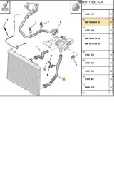 Radyatör Alt Hortumu 301 C-elysee (9676660480)