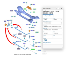 Z Rot Arka Focus C.Max 15 ( AYD10463 - BV615C486BAE )