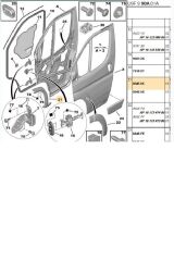 Boxer Jumper Ducato3 Ön Kapı Sol Ay Çıta Bitapart (Bpe309211-8545Fl-735465362)