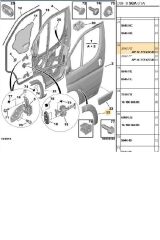 Boxer Jumper Ducato3 Ön Kapı Çıtası Sol Euro5 Bitapart (Bpe309212-8545Fg-735422832-Lng Vf015)