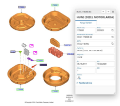 Yakıt Doldurma Hunisi Dizel Courier B460 14 Focus 12 ( CABU330666 - 8U5A17B068BC )