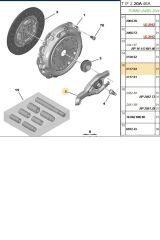 Debriyaj Çatalı 206 307 (BRS5181-BPE435006-KB25018-211763)