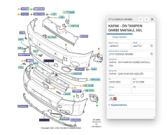 Ön Tampon Çeki Kapağı L Connect Bm 02 ( CAB 331536 - 2T14 V003K23 ABYBB4 )