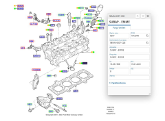 Subap Takımı Std Focus Fiesta Escort 1.6L 16V Zetec-S 98>01 (GNS17761777 - 98MM6507C2B - XS6G6505B2A )