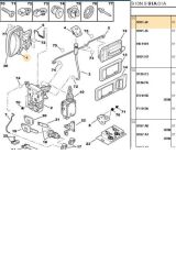 Ön Sol Dış Açma Kolu Partner Berlingo DW8 (KB1113240203-03310141-9101J4)