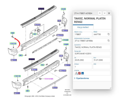 Arka Tampon Üst Bakaliti Connect Bm 02 ( EUB FOR07CO007 - 2T14 17B807 AEYBB)
