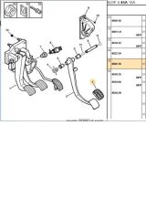 Boxer Jumper Ducato1 2 Fren Debriyaj Pedal Lastiği (Kb1118133001-450416)