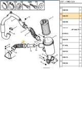Boxer Jumper Ducato1 2 Hava Filtre Hortumu 2 8 Rapro (11311-1426H3)