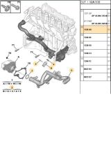 Su Kollektörü 207 307 308 3008 407 Partner Tepee C2 C3 Berlingo (TRL1336AG-11609006-1336AG)