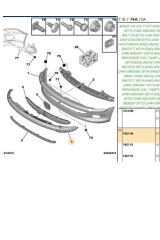 Ön Tampon Bandı 206 (PEJ0726007T-GP7452YG-7452H8)