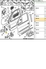 Ön Sol Kapı Menteşesi 206 (9035.A8-BPE276043)