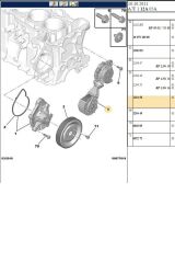 V Kayış Gergi Bilyası (ABA25156669-120456)