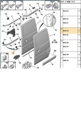 Sürgülü Kapı Alt Makara Partner Berlingo Tepee (BPE290022-9033.Y9)