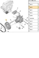 Boxer Jumper Direksiyon Pompa Kasnağı Fase (11715002-4009P0-6C1Q3A733Aa)