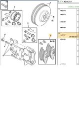 Ön fren Balata 206 Cıtroen Xsara 97-(LP1610-4254.94)