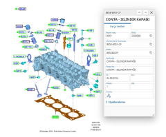 Silindir Kapak Conta 7Diş Connect 1.8 Tdcı 02 ( ELR 027112 - 1S4Q 6051 MA )