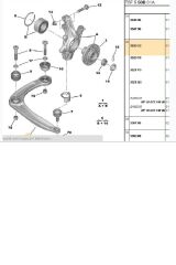 Salıncak Sol 307 C4 -C4PC-Partner Tepee-Berlingo 07> (01839-VOT1208501-3520.S2)