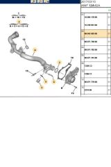 Su Kollektörü 208 308 2008 3008 5008 Partner 508 301 C3 C4 C-elysee Berlingo (9804208380)