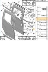 Sürgülü Kapı Alt Makara Sol Bipper Nemo (REP9033107-9033.EA)