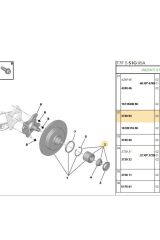 Arka Teker Bilyası 308 C4 Partner Tepee (FC41394-3748.94)