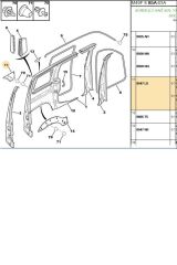 Arka Sol Çamurluk Çıta Partner (BPE309148-8547.L8)