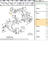 Ön Teker Bilya 106 206 306 C2 C3 (40547S01-3350.32)