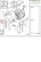 V Kayışı 407 DW6(6PK1705-5750.VQ)