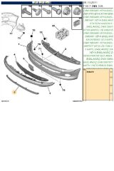 Ön Tampon Alt Lastiği 206 (7414P2-TRL7414P2)