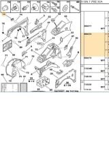 Ön Sağ Çamurluk Çıtası Saxo (8544.E0)