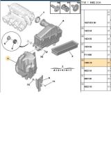 Hava Filtre Kutusu 206 TU3JP (1440C8)